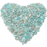 400pcs Natural Chip Stone Beads for Jewelry Making Amazonite 5-8mm Irregular Gemstones Healing Crystal Loose Rocks Bead Hole Dri