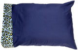 One Grace Place Jazzie Jungle Boy Full Sheet Set, Navy Blue
