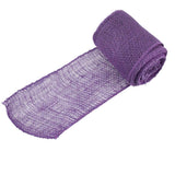 JubileeYarn Burlap Jute Craft Ribbon - 5.5 x 10 Yards - Purple - 3 Rolls