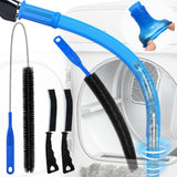 PetOde 5Pack Dryer Vent Cleaner Kit Vacuum Hose Attachment Blue 31.5inch