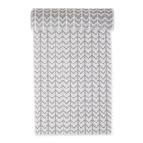 Gray Herringbone Shelf Liner Set/2