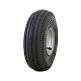 Marathon 4.10/3.50-4 Pneumatic (Air Filled) Hand Truck / All Purpose Utility Tire on Wheel, 2.25 Offset Hub, 3/4 Bearings