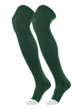TCK Prosport Baseball Socks Over the Knee (Dark Green, Large)