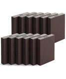 Bates- Sanding Sponge, 12 pcs, 60/80/100/120/180/220 Grit Assortment, Washable and Reusable Sanding Block for Wood, Metal, Drywa