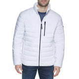 Calvin Klein Mens Lightweight Water Resistant Packable Down Puffer Jacket (Standard and Big & Tall) White Large-New
