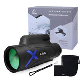 12x50 High-Power Monocular Telescope with Portable Bag - Ideal for Bird Watching, Hunting, Hiking, Camping - Large Vision with B