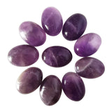 Loveliome 18x13mm Oval Cabochon Natural Gemstone Flatback Stone for Jewelry Making | No Hole Polished Crystal Cab for Ring Earri