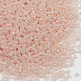 3mm Lotus Root Pink Seed Beads for Jewelry Making 200 Grams About 6500pcs,8/0 Glass Craft for Making Earrings, Bracelets, Pendan