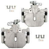 cciyu 18B5014 18B5015 Rear Left & Right Brake Calipers with Bracket Fit For 2006-2011 For Buick For Lucerne,2006-2011 For Cadill