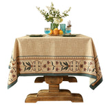 patdrea Designer French Linen Tablecloth,Square,67x67-Fram