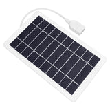 USB Solar Panel Charger, Portable Solar Panel Kit for Camera, Cell Phone Charging, Camping, Hiking, Outdoor Travel 5V 5W