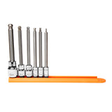 Mayhew Tools 16036 Metric Ball Hex Insert Socket Bit Set, Chrome, 6Piece MediumLength