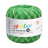 golo Crochet Thread Size10 Yarn for Hand Knitting Lace Thread Avocado-D07