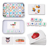 Coogam Magnetic Letters Numbers Alphabet Fridge Magnets ABC 123 Educational Toy Set Preschool Learning Spelling Counting Upperca