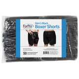 ForPro Mens Boxer Shorts, Disposable Shorts for Massage, Tanning, Waxing and Medical Services, IndividuallyWrapped, One Size Fi