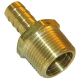 LASCO 177765 3/4Inch Male Pipe Thread by 1/2Inch Hose Barb Brass Adapter
