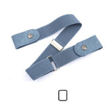 Toxen Buckle Free Comfortable Elastic Belt For Women Or Men Nvisible Elastic Belt For Jeans Pants Dresses Stretch Waist Belt (De