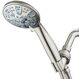 AquaDance Anti-Clog High-Pressure 6-Setting Hand with with Microban Nozzle Protection from Growth of Mold & Mildew for Stronger