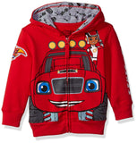 Nickelodeon boys Blaze and the Monster Machines Lets Blaze Hoodie Hooded Sweatshirt, Red, 2T US