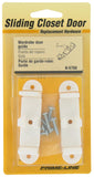 Prime-Line N 6760 1 In. White Nylon, Adjustable By-Pass Door Guide (2 Pack)
