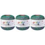 golo 3 Balls Crochet Thread Size 10 Crochet Yarn for Hand Knitting D14