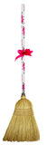 Cute Tools Garden Broom Landscaping Instrument, Sweep and Dust With This Garden Accessory, Hand Painted Wooden Broomstick In T