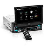 BOSS Audio Systems BVD9988B Car Stereo - Single Din, 7 Inch Touchscreen, Bluetooth, CD DVD Player, AM/FM Radio Receiver, Multico