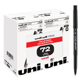 Uniball Onyx Rollerball Stick Pen 72 Pack, 0.7mm Fine Black Pens, Gel Ink Pens | Office Supplies, Pens, Ballpoint Pen, Colored P