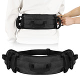 Rhino Valley Gait Belt Transfer Belt for Senior with 7 Handles, Lift Belt with Quick Release Buckle, 59 Anti-Slip Transfer Board