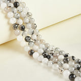 35pcs 10mm Natural Tourmaline Quartz Beads Gemstone Beads Round Loose Beads for Jewelry Making