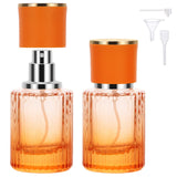 Segbeauty 1oz Refillable Perfume Atomizer, 30ml Travel Glass Spray Bottle for Perfume, Pack of 2 Small Travel Size Empty Bottles