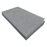 Jtnohx Felt for Crafts, 16 Pcs Felt Fabric, 7 11.3 Stiff Felt Sheets, Craft Felt Square for Sewing (Grey)