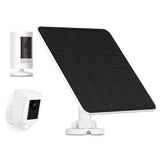 Solar Panel for Ring Camera, 5W Solar Charger for Ring Stick Up Cam, Spotlight Cam Plus/Pro, Wyze Battery Cam Pro, Includes Barr