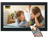 15.6inch Large Digital Picture Frame WiFi Slideshow Digital Photo Frame,1920 * 1080 IPS HD Touchscreen Picture Frame,32GB Storag