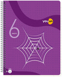 Navneet Youva | Six Subject Book Spiral | 20.3 Cm X 26.7 Cm | Single Line | 300 Pages