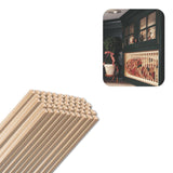 Pine Square Dowels (1/4 x 36, Pack of 50) | Variety of Diameters & Wood Species | Unfinished Wooden Dowel Rods for Crafts & DIY