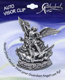 Cathedral Art Saint Michael Auto Visor Clip, Car Accessory Gift for Police Officers, New Drivers and Catholics