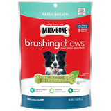 Milk-Bone Brushing Chews Daily Dental Dog Treats, Small/Medium Treats, 7.1 Ounce Pouch