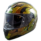 LS2 Helmets Full Face Stream Evo Street Helmet (Snakebite Chameleon - X-Small)