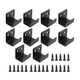 LIDSCURA 10Pcs Stainless Steel Tile Hanger Bracket Hook, Tile Display Wall Hangers, Heavy Duty J Hook Hanger for Mirrors Picture