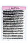 Eyelash Clusters LAUBESS Lash Clusters Individual Lashes Cluster Eyelash Extensions DIY at Home Waterproof Cluster Lashes (30D-0
