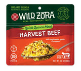 Wild Zora Instant Organic Quinoa Meals, Quick & Tasty Prepared Bowls, Pantry Staples Gluten-Free Meal Plus 10g Olive Oil Packet,