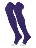 TCK Prosport Baseball Socks Over the Knee (Purple, XLarge)