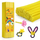 Iuuidu 300PCS Pipe Cleaners Chenille Stem, Pipe Cleaners Craft Supplies, Fuzzy Sticks Pipe Cleaner Brush for DIY Art Creative Cr