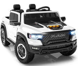 2 Seater Electric Car for Kids, Licensed RAM 1500 RHO 24V Ride on Truck w/Remote Control, Toddler Ride on Toys w/Bluetooth, LED