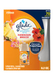 Glade Automatic Spray Refill and Holder Kit, Air Freshener for Home and Bathroom, Hawaiian Breeze, 6.2 Oz