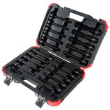 SUNEX TOOLS 2637L 20pc 1/2 Drive Impact Hex Driver Master Set 6in. to 9/32 and 6mm to 17mm, ,