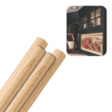 Hardwood Round Dowels (1-? x 36, Pack of 4) | Variety of Diameters & Wood Species | Unfinished Wooden Dowel Rods for Crafts & DI