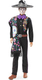 Barbie 2021 Dia De Muertos Ken Doll (12-In) Wearing Embroidered Shirt, Serape & Sombrero, With Calavera Face Paint, Gift For Col