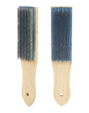 QWORK File Cleaner Carded, 2 Pack, 8 Universal File Card and Brush, Blue